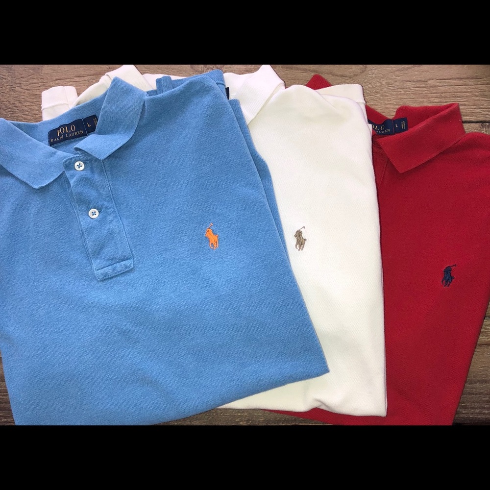 Red,White, and Blue Polo Shirt Bundle